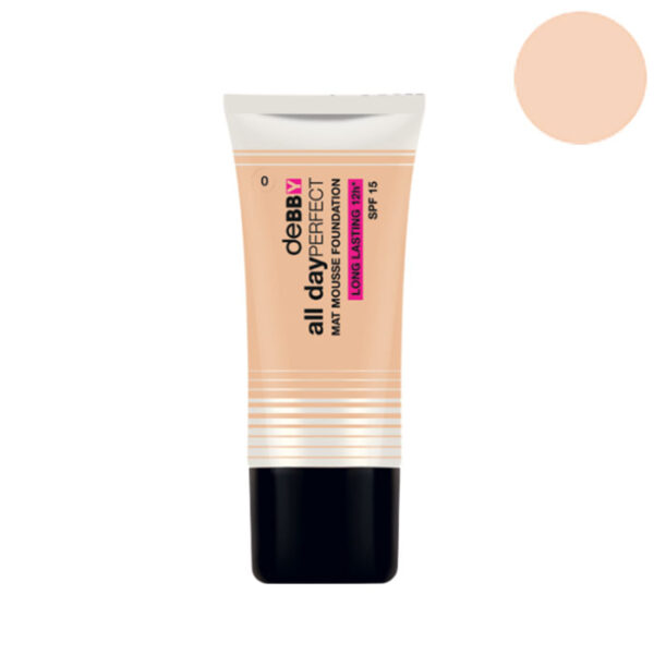 Debby fondotinta all day perfect mat -Colore N.0 Porcelain