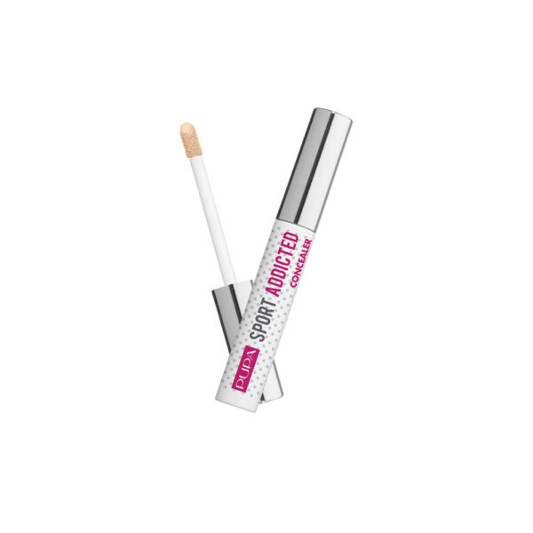 Pupa Sport Addicted Concealer -Correttore in Crema Resistente al Sudore -Colore N.001 Light Beige