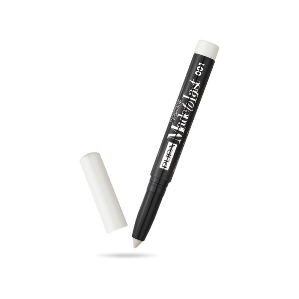 Pupa Made to Last Waterproof Eyeshadow Ombretto in Stick Tenuta Estrema -Colore N.001 Flash White
