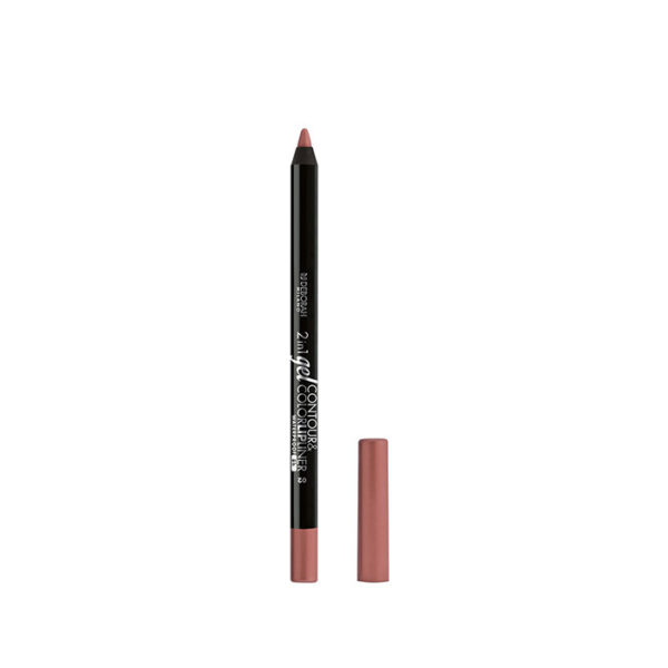 Deborah matita Labbra 2 in 1 Gel Contour & Color -Colore N.02 Nude brown