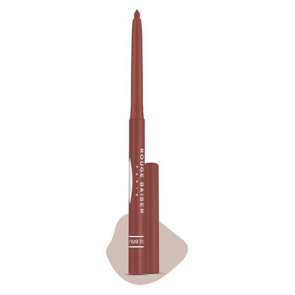 Rouge Baiser Matita Labbra Stylo Contour Des Lèvres -Colore N.02 Brun