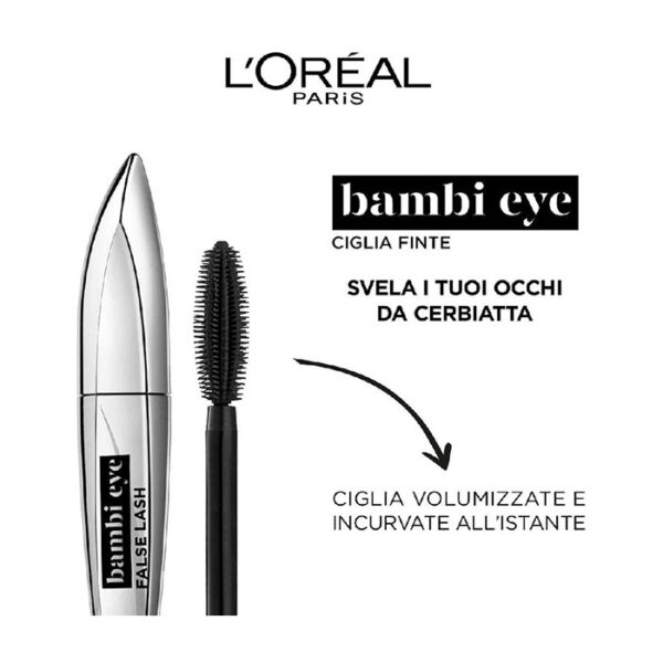 L'Oreal  Mascara Bambi False Lash -Colore Nero