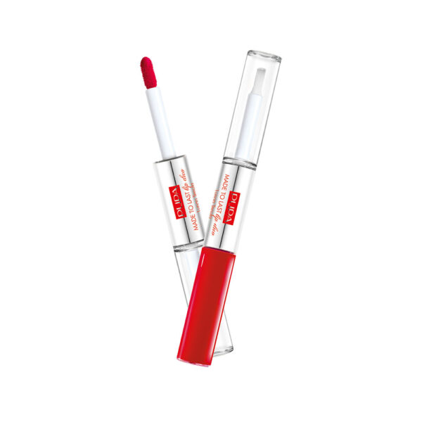 Pupa Made to Last Lip duo Rossetto Liquido -Colore N.006 Fire Red