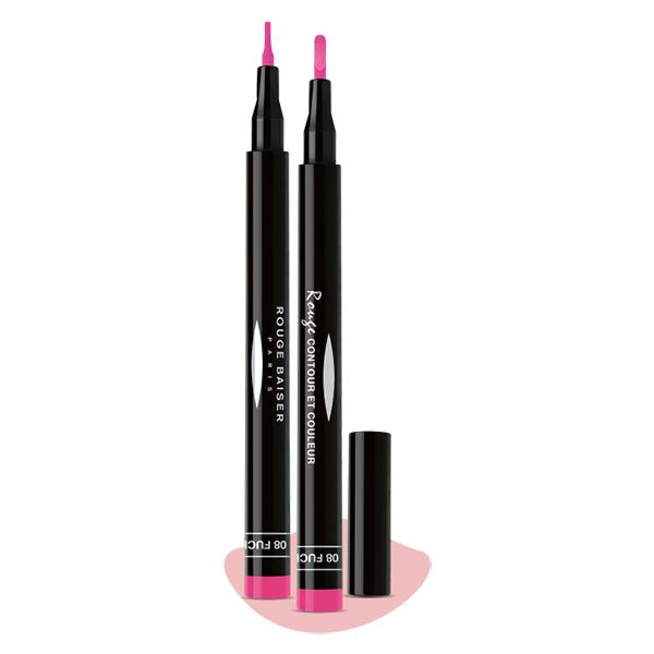 Rouge Baiser Rossetto Rouge Contour et Couleur -Colore N.08 Fuchsia