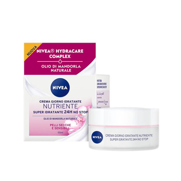 Nivea Crema Super Idratante Nutriente  Pelli Secche e Sensibili -50 ml