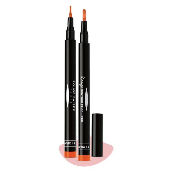 Rouge Baiser Rossetto Rouge Contour et Couleur -Colore N.11 Orange