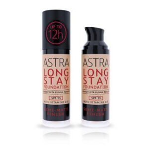 Astra Fondotinta a Lunga Tenuta Long Stay Foundation -Colore N.05 Camel