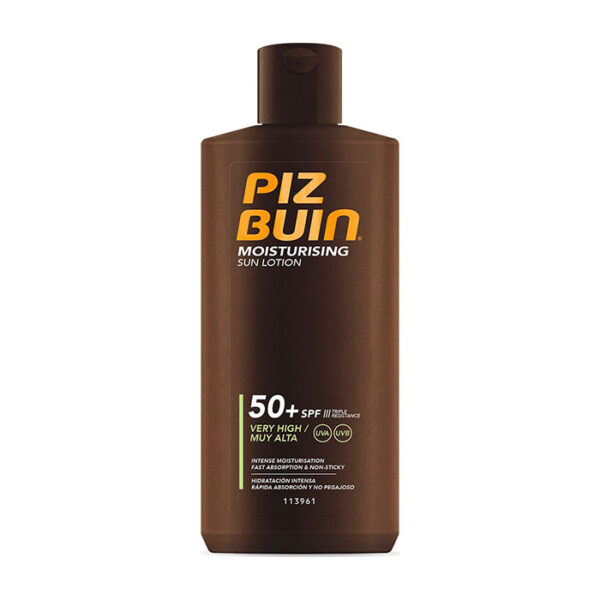Piz Buin Latte Solare Moinsturing SPF 50+ -200 ml