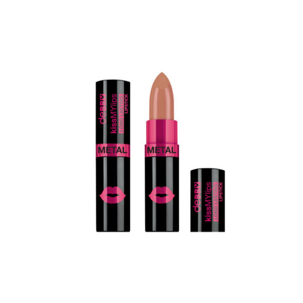 Debby Rossetto Kiss My Lips Long Lasting Lipstick Metal Collection -Colore N.16 gold metal