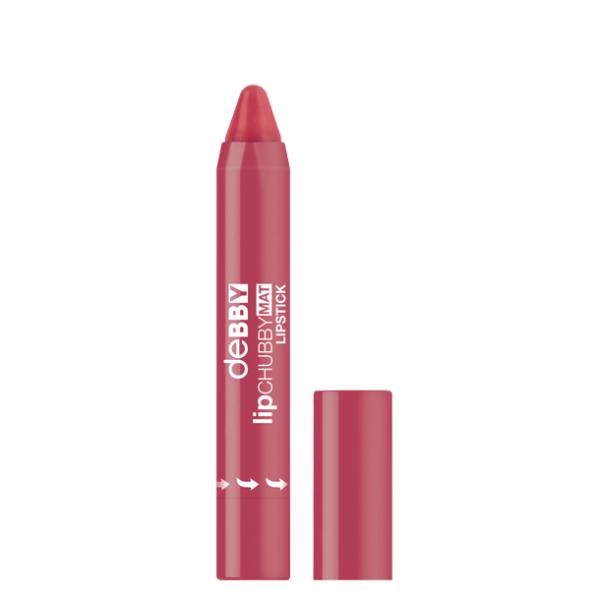 Debby Rossetto Lip Chubby Mat Lipstick -Colore N.18 Amaranth