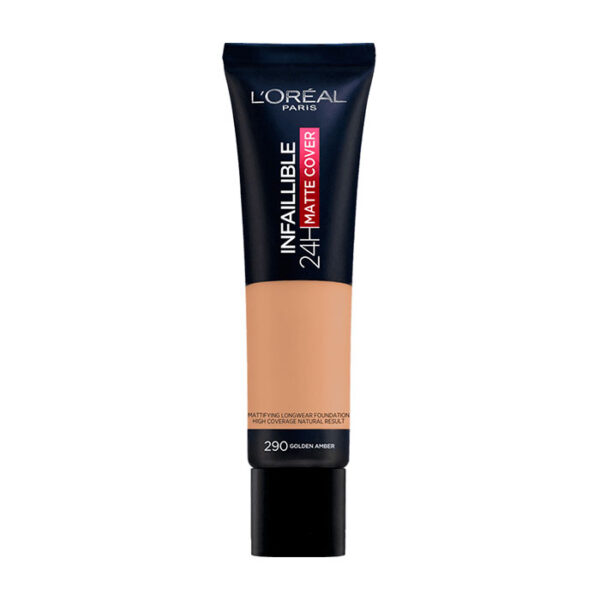 L'Oreal Fondotinta coprente Infaillible 24Ore Matte Cover -Colore N.290 Ambre Doré
