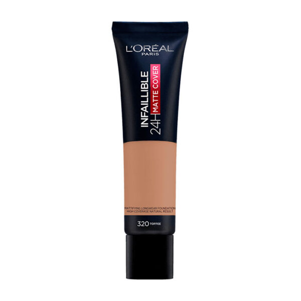 L'Oreal Fondotinta coprente Infaillible 24Ore Matte Cover -Colore N.320 Caramel
