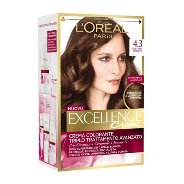 Excellence Crema Colorante -4.3 Castano Dorato