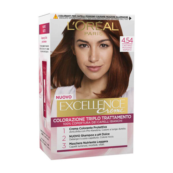 Excellence Crema Colorante -4.54 Castano Mogano Ramato