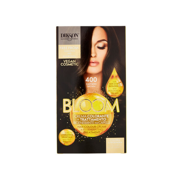 Dikson Crema Colorante Bloom -Colore N. 400 Castano