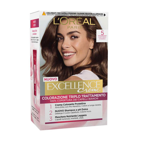 Excellence Crema Colorante -5 Castano Chiaro