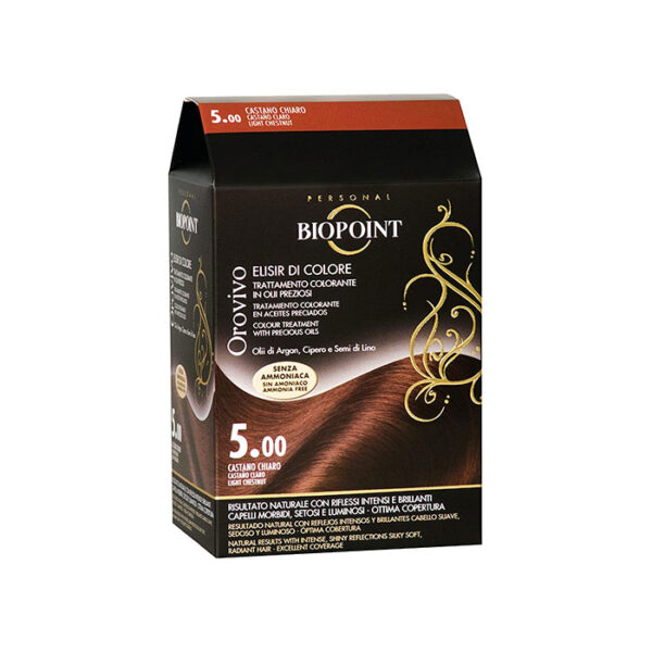 Biopoint Orovivo Elisir di Colore -N. 5.0 Castano Chiaro