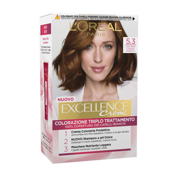 Excellence Crema Colorante -5.3 Castano Chiaro Dorato