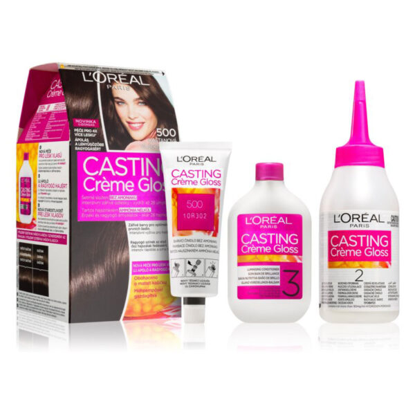 L'Oreal Paris Tinta Per Capelli Casting Creme Gloss Senza Ammoniaca -N 500 Castano Chiaro