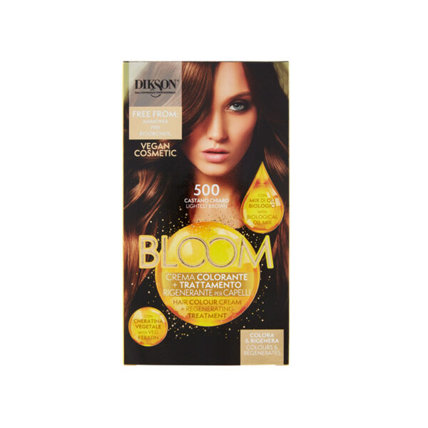 Dikson Crema Colorante Bloom -Colore N. 500 Castano Chiaro