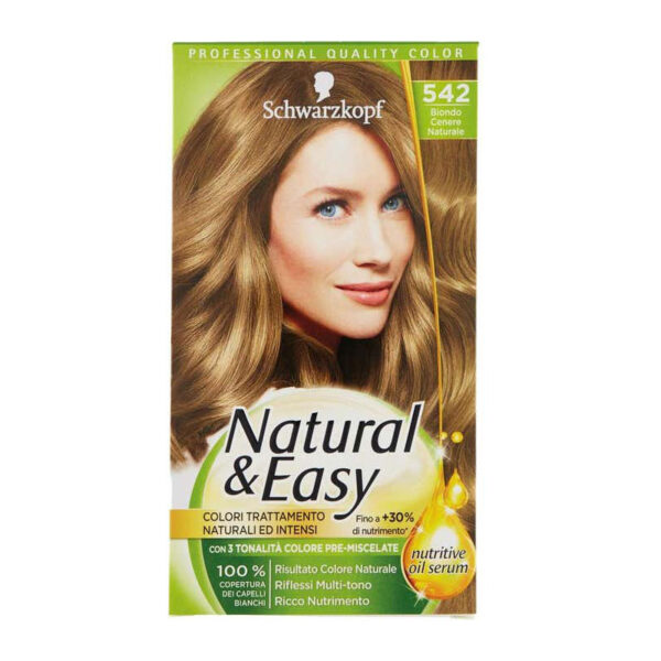 Natural & Easy Colorazione Capelli -N.542 Biondo Cenere Naturale