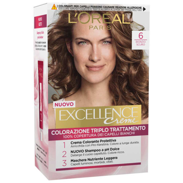 Excellence Crema Colorante -6.0 Biondo Scuro