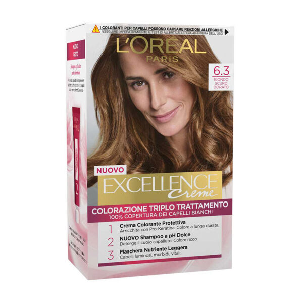 Excellence Crema Colorante -6.3 Biondo Scuro Dorato