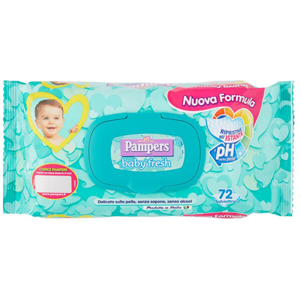 Pampers Salviettine -72 pezzi
