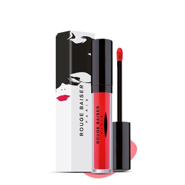 Rouge Baiser Rossetto Laque À Lèvres Intensément Mat -Colore N.805 Rouge Pavot
