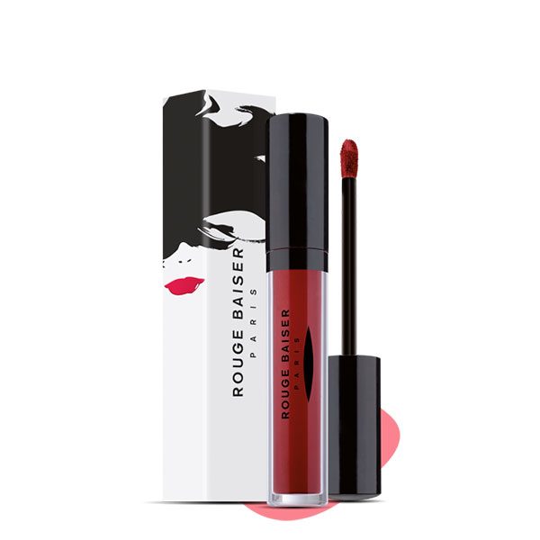 Rouge Baiser Rossetto Laque À Lèvres Intensément Mat -Colore N.809 Bourgogne
