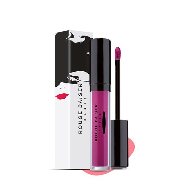Rouge Baiser Rossetto Laque À Lèvres Intensément Mat -Colore N.814 Violet