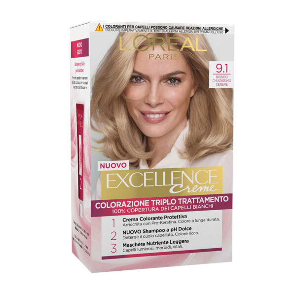 Excellence Crema Colorante -9.1 Biondo Cenere Chiarissimo