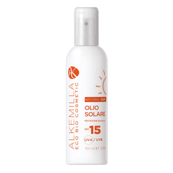 Alkemilla Olio Solare Spray Protezione Corpo SPF 15 -150 ml