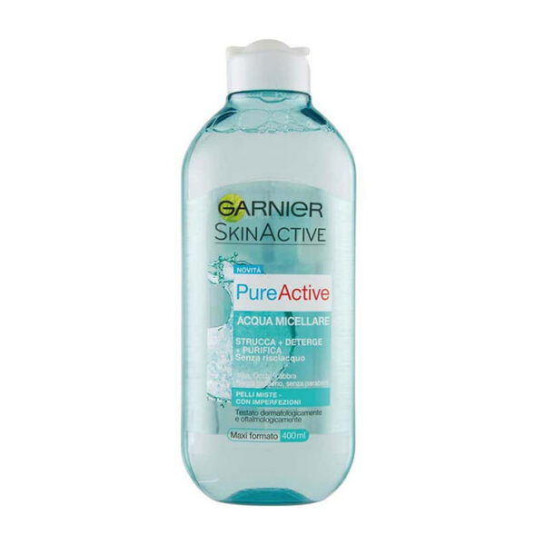 Garnier Acqua Micellare Pure Active Pelli Miste con Imperfezioni -400 ml