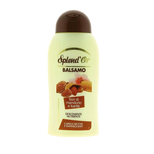 Splend'Or Balsamo Fiori di Mandorlo e Karite' Capelli Secchi e Danneggiati -300 ml
