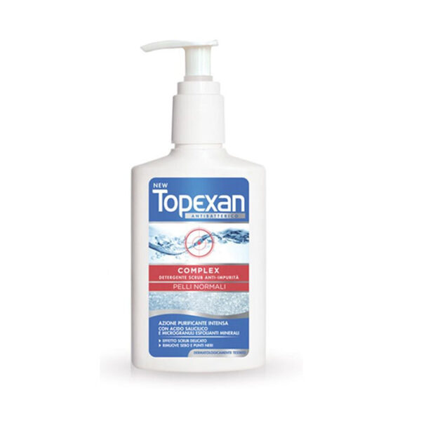 Topexan Complex Antibatterico Detergente Viso Pelli Normali 150 ml