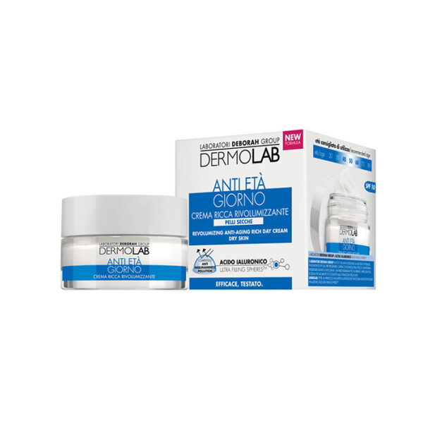 Dermolab Crema Ricca Rivolumizzante Anti Età Giorno -50 ml
