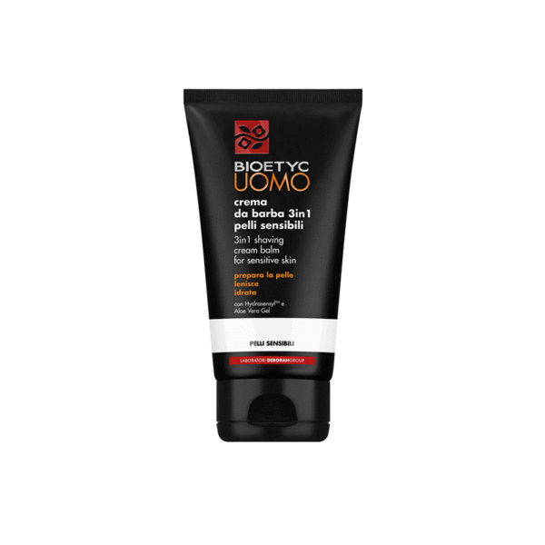 Bioetyc Crema Barba 3 in 1 per Pelli Sensibili 150 ml