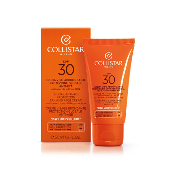 Collistar Crema Viso Abbronzante Protezione Globale Anti Età SPF 30