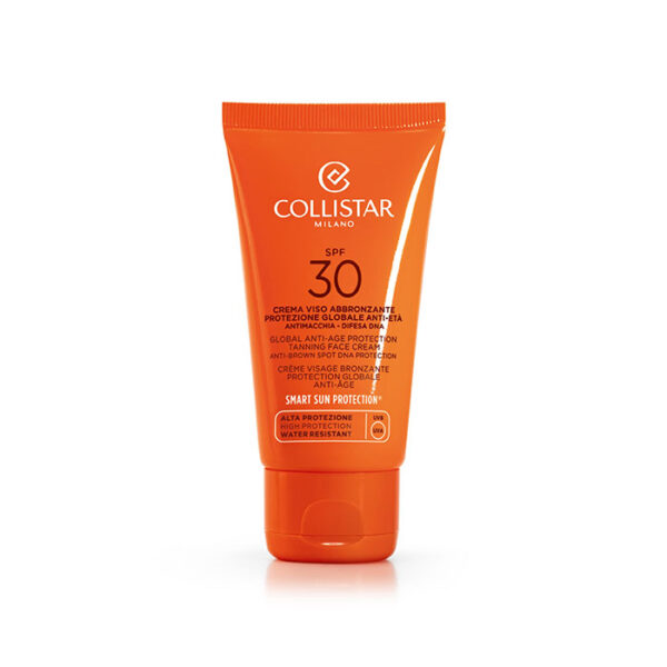 Collistar Crema Viso Abbronzante Protezione Globale Anti Età SPF 30