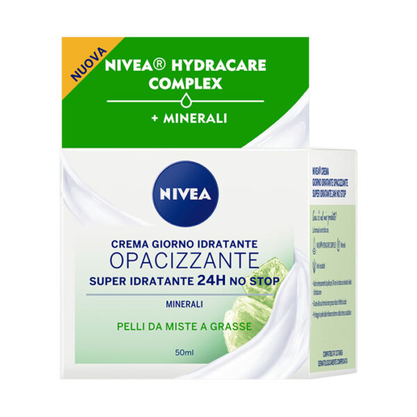 Nivea Crema Giorno Idratante Opacizzante Pelli da Miste a Grasse