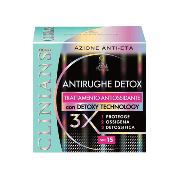 Clinians Trattamento Antirughe Detox SPF15 -50 ml