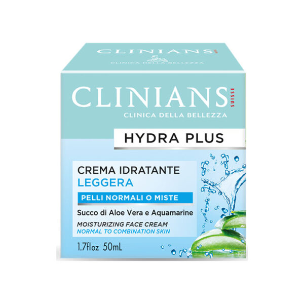 Clinians Crema Idratante Leggera Pelli Normali o Miste -50 ml