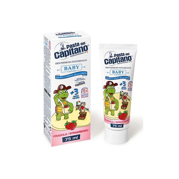 Pasta del Capitano Dentifricio Baby Fragola -75 ml