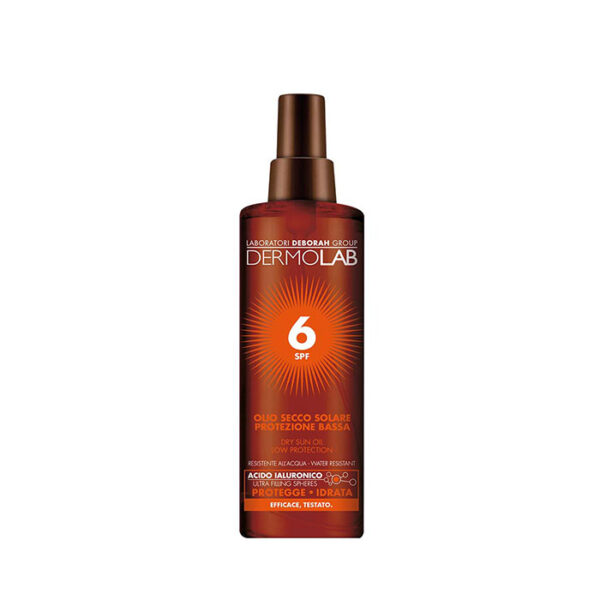 Dermolab Sun olio Secco Protezione Bassa SPF 6 - 200 ml