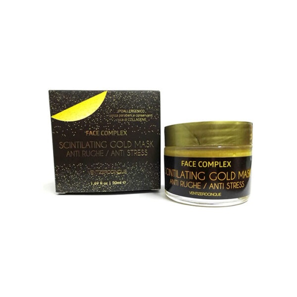 Face Complex Gold Mask Anti Rughe Anti Age Pulizia Viso -50 ml