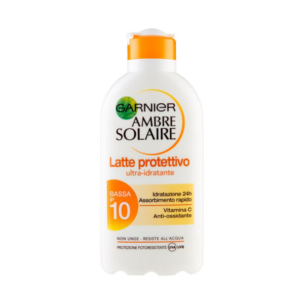 Garnier Ambre Solaire Latte Protettivo ultra-idratante IP 10 -200 ml