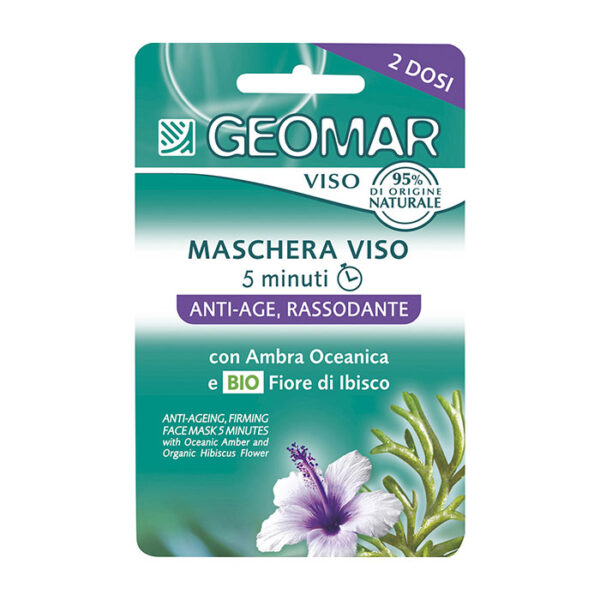 Geomar Maschera Viso 5 Minuti Anti Age Rassodante
