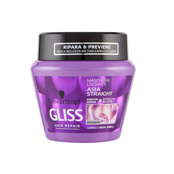 Gliss Maschera Lisciante Hair Repair Asia Straight 300 ml