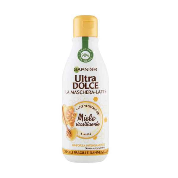 Ultra Dolce Maschera Latte Vegetale Bio Miele Ricostituente -250 ml